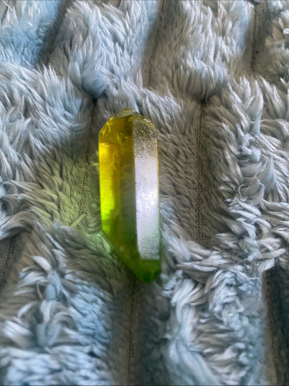 Source Unknown Yellow-Green Crystal Point